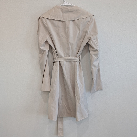 Antonio Melani Nude Trench Coat Jacket Size XS - Picture 6 of 6
